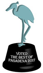 Winner of Best of Pasadena 2016 and Runner Up 2017 & 2018